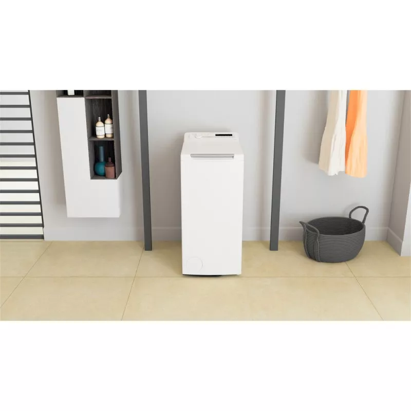 Lavadora superior Whirlpool TDLR 7220SS 7 kg 1200 rpm blanca con diseño moderno y eficiente en consumo energético