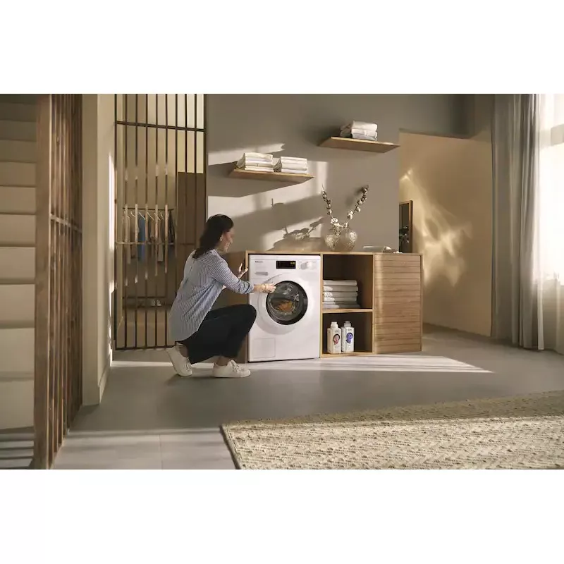 Lavadora Miele WCB380 WCS 8 kg 1400 rpm SteamCare blanca con tecnología SteamCare y diseño moderno
