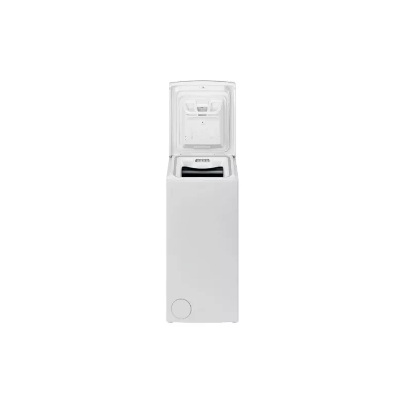 Lavadora superior Whirlpool TDLR 6040L 6 kg 1000 rpm blanca con diseño compacto y fácil acceso al tambor
