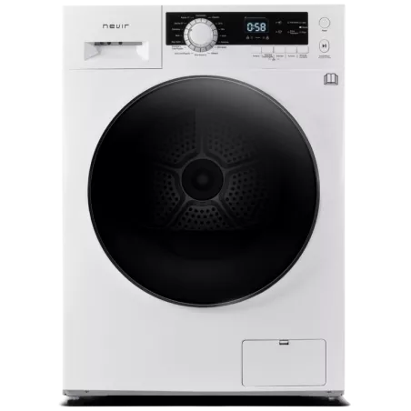 LAVADORA NEVIR NVR-4790 INA 10 KG 1400 de color blanco, con gran capacidad y eficiencia energética.