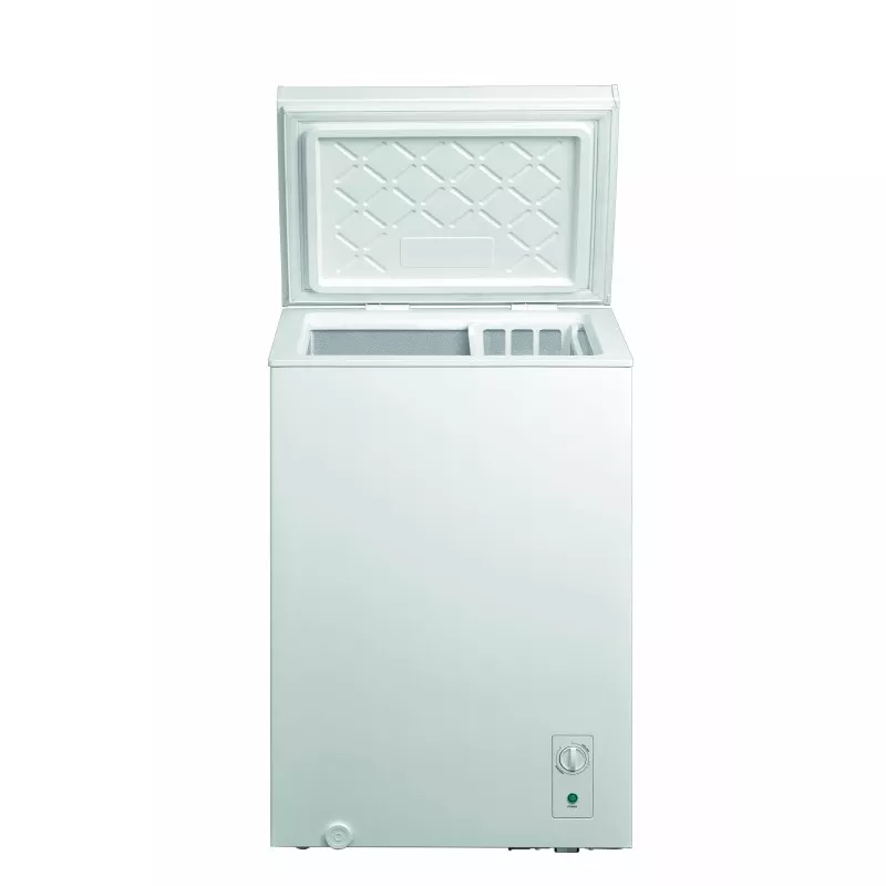 Congelador horizontal Edesa EZH-1011/C 99 L blanco con diseño práctico y facilidad de acceso superior.