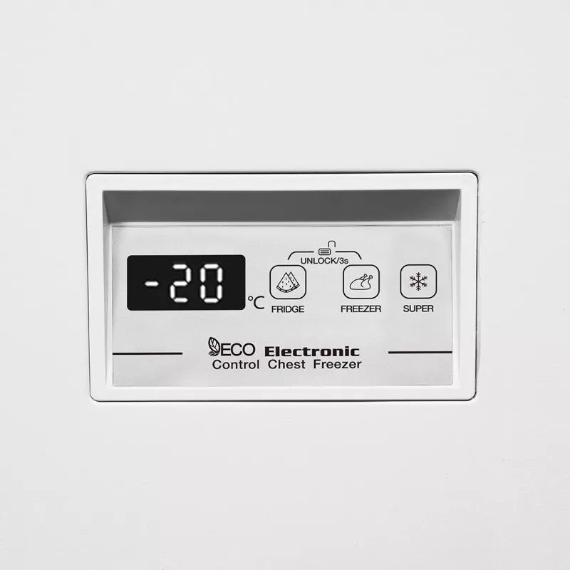 Congelador horizontal Aspes ACH1103 100 L Dual con control electrónico y display digital para ajuste de temperatura