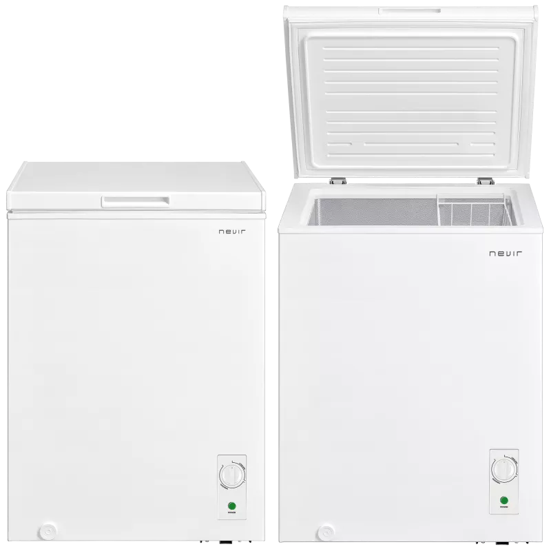 Congelador horizontal Nevir NVR-5630CH-100 99 L Dual color blanco, diseño práctico con tapa superior y termostato ajustable