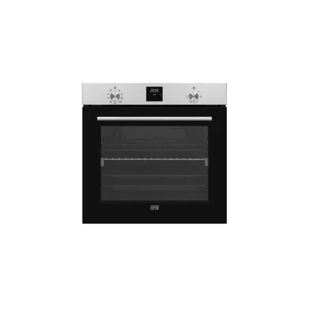 Horno multifunción New Pol NWHMN75X 78 L inox con acabado en acero inoxidable y diseño moderno.