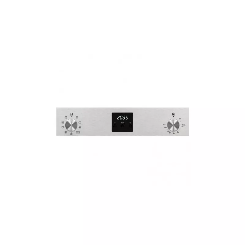 Horno multifunción New Pol NWHMN75X 78 L inox con diseño moderno y mandos analógicos para fácil control.