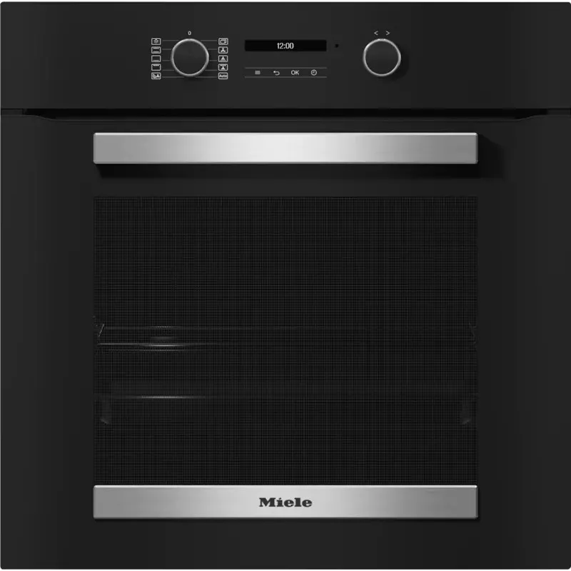 Horno multifunción Miele H 2465 B Active 76 L negro con acabado elegante y controles intuitivos de acero inoxidable