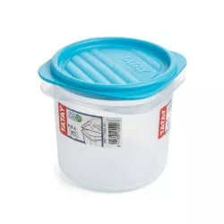 TAPER TATAY 0.30L 1160000 azul cilíndrico de plástico con tapa hermética y diseño práctico para almacenamiento.