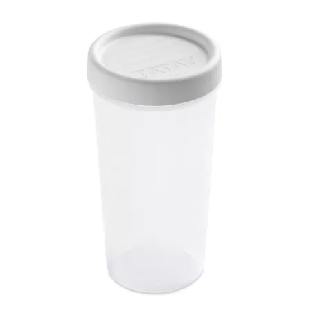 Tupper Tatay Twist 1160801 0,6 L blanco de plástico con tapa hermética y diseño funcional para almacenar alimentos