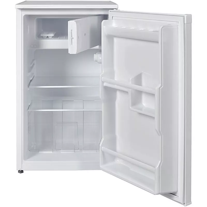 Frigorífico Svan SVR085C4 bajo encimera blanco 82 L, diseño compacto con mano de obra eficiente y estante ajustable.