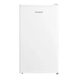 Frigorífico Aspes AR85501E bajo encimera blanco 80 L con diseño compacto y acabado brillante ideal para cocinas pequeñas.