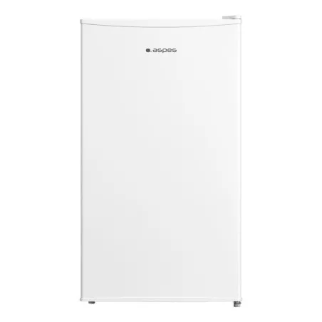 Frigorífico Aspes AR85501E bajo encimera blanco 80 L con diseño compacto y acabado brillante ideal para cocinas pequeñas.