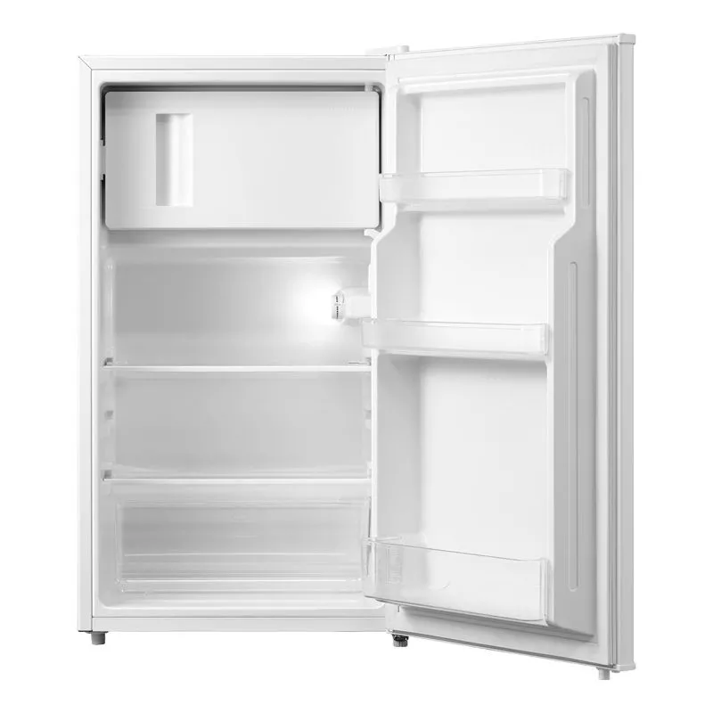 Frigorífico Aspes AR85501E bajo encimera blanco 80 L con diseño compacto y estantes ajustables.