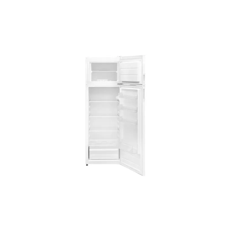 Frigorífico 2 puertas New Pol NWFR160.1 blanco 243 L con estantes ajustables y acabado mate, ideal para cocina moderna