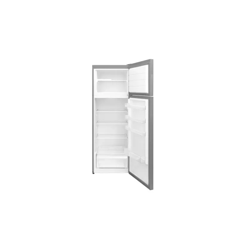 Frigorífico 2 puertas New Pol NWFR170X inox 312 L con acabado inoxidable y diseño moderno para cocina.