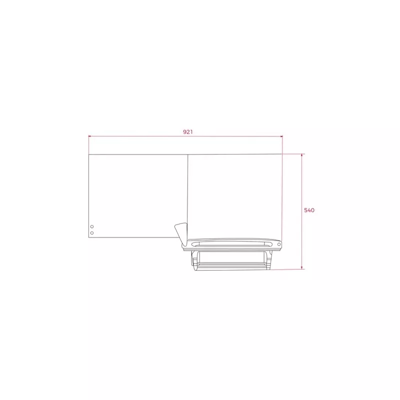 Frigorífico Teka RSR 10138 bajo encimera blanco 80 L con diseño compacto y acabado en blanco mate, ideal para cocinas pequeñas.