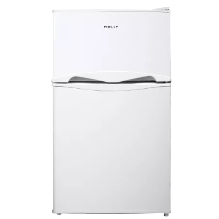Frigorífico 2 puertas Nevir NVR-DD58650-BE blanco 87 L con diseño compacto y acabado en pintura satinada
