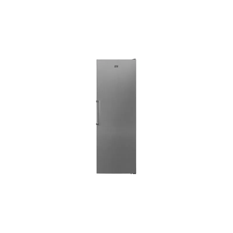 Frigorífico New Pol NWL1851PE No Frost blanco 390 L con diseño minimalista y acabado brillante.