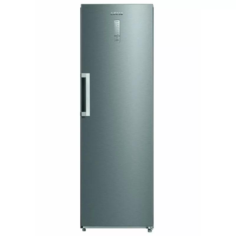 Frigorífico Edesa EFS-1823 NF EX No Frost inox 362 L con acabado mate y diseño vertical eficiente en espacio