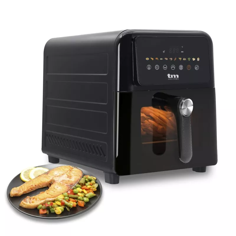 Freidora de aire TM Electron TMPFR290 – 9 L, 2000 W, doble resistencia