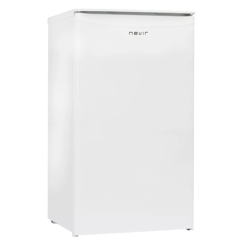 Frigorífico Nevir NVR-BE68351-BNE blanco 92 L con diseño compacto y acabado en superficie lisa.