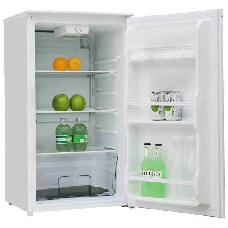 Frigorífico Nevir NVR-BE68351-BNE blanco 92 L con estantes ajustables y capacidad para almacenamiento de bebidas y alimentos.